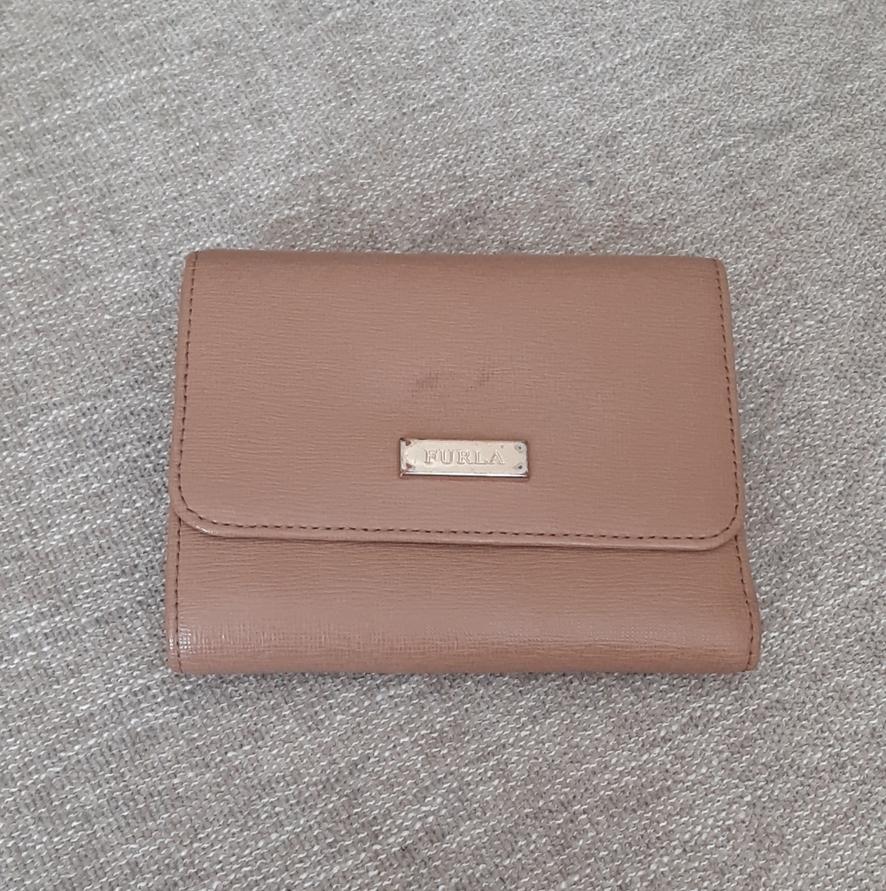 Furla Tan Leather Wallet